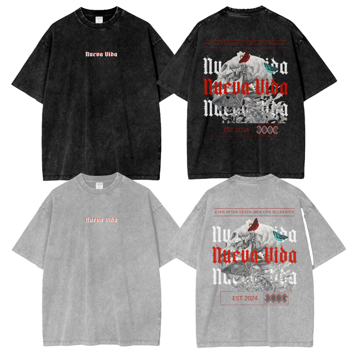 Acid Wash Oversize T-Shir